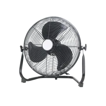 High-Powered Metal Cooling Floor Fan for Home