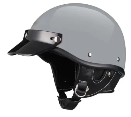 PP/ABS Blue Half Face Helmet