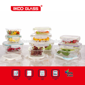 hot sale home appliances gift box of glass food storage container set