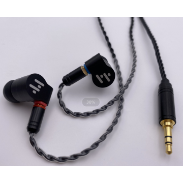 Dual Drivers in Ear Earphones with Detachable Cable