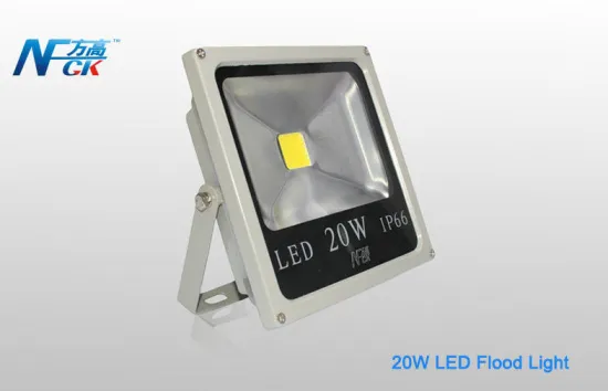 Aluminum 20w 5000k Ip65 240v Commercial Led Flood Light For Tunnels