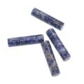 Cylinder Natural Sodalite Healing Reiki Beads 10X38MM