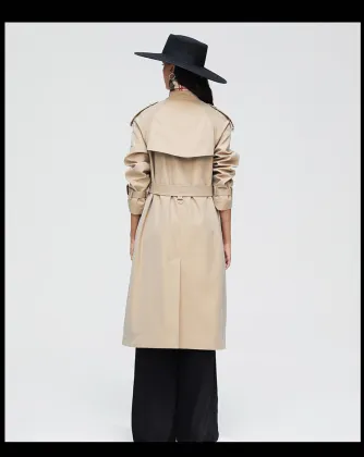 New Casual Women Long Trench Coat