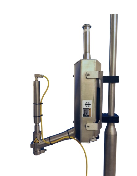 Liquid nitrogen dosing machine for edible oil