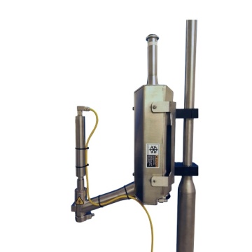 Liquid nitrogen dosing machine for edible oil