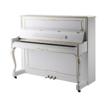 Williamses S5W Yakarurama Piano White Gilt Matte Matte Imba 125cm Acoustic Piano