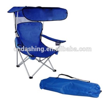 Folding portable canopy camping chairs