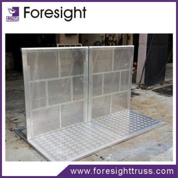 Aluminum Crowd Control Barrier For Temporary Fence