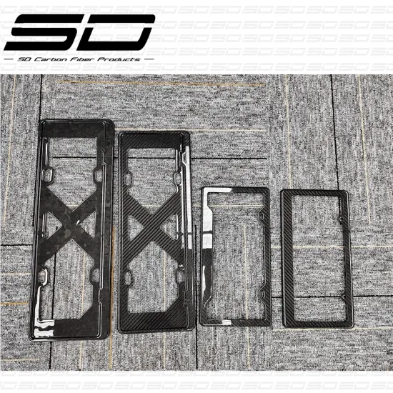 High-Quality Carbon Fiber License Plate Frame for All Cars