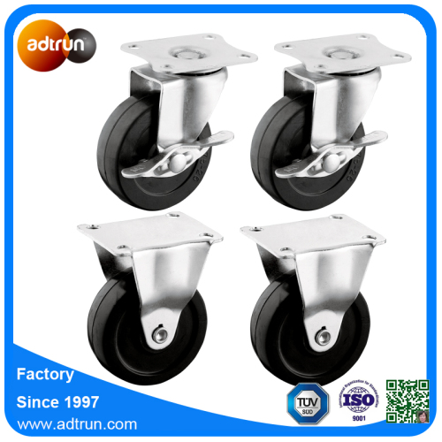 Nonmarking Rubber Wheels For Moving Furniture, High Quality Non