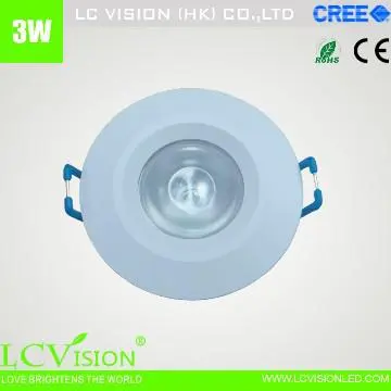 3W CREE LED Down light / Dimming / Fixed / 140 lm