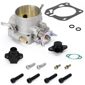 PQY 70MM Throttle Body Kit with TPS & MAP Sensor for Honda B/D/H/F Series B16 B18