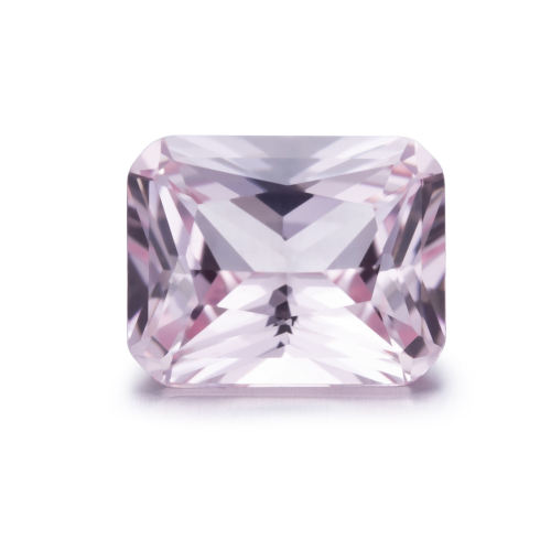 อัญมณีแซฟไฟร์สีชมพู Morganite ที่ปลูกในห้องปฏิบัติการแบบกำหนดเอง