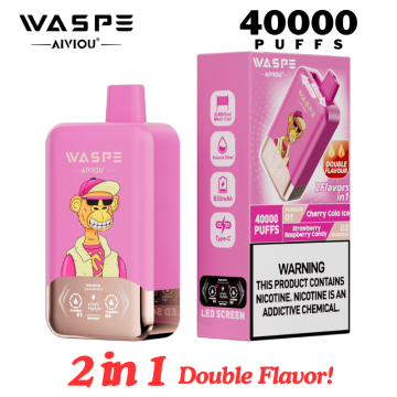 WASPE 40k 40000 Puffs Screen Rechargeable Disposable Vapes