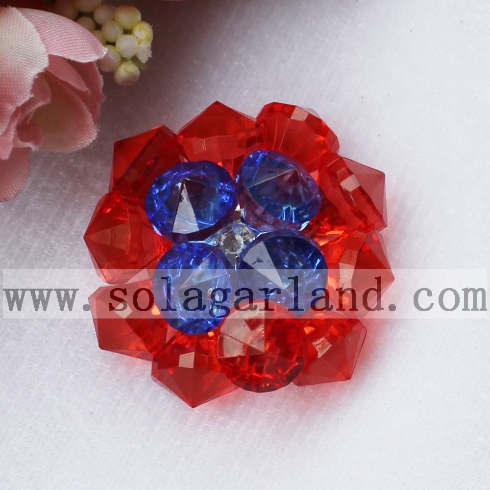 Crystal Diamond Beads Flower