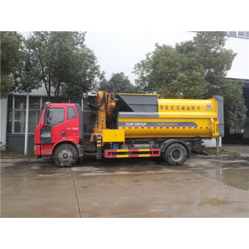 FAW compact garbage truck mounted crane