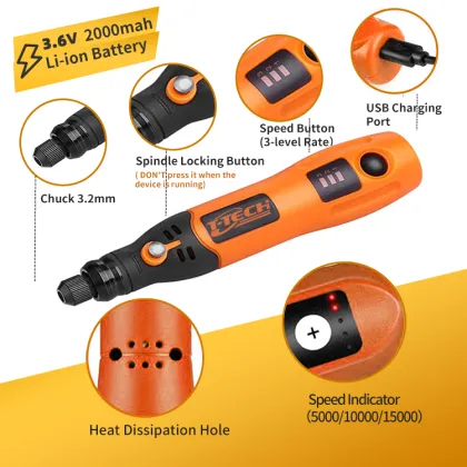 USB Charging Dremel Mini Cordless Rotary Tool: A Comprehensive DIY Grinder Tool Kit
