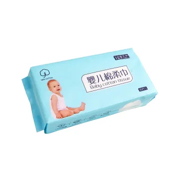 Factory Direct Organic Cotton Baby Tissues: Gentle Wipes for Cleaning and Caring