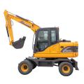 6 ton wheel excavator XN75B for sales 0.3cbm bucket