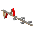 four side angle sander for wood milling polishing