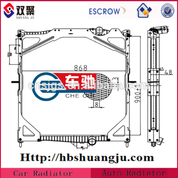 High efficiency car radiator