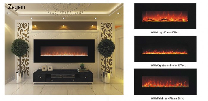 G-01 wall mounted electric fireplace