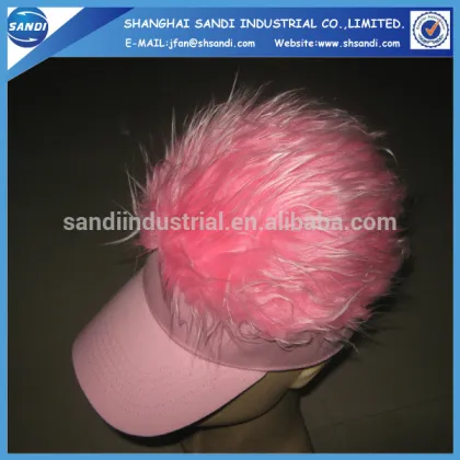 promotional new design wig hat for sports