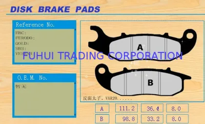 Motorcycle Disc Brakes Pads , Engine Parts With Smooth Braking Performance Fmtz Var20