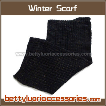 Black Acrylic Scarf