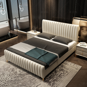 Modern Luxury Solid Wood Bedroom Sets for Hotel King, Double, and Single Beds