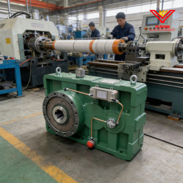 Reductor de extrusión de caucho verde con líneas de lubricación de cobre