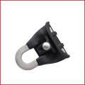 overhead hanging fiber optic cable suspension clamps types