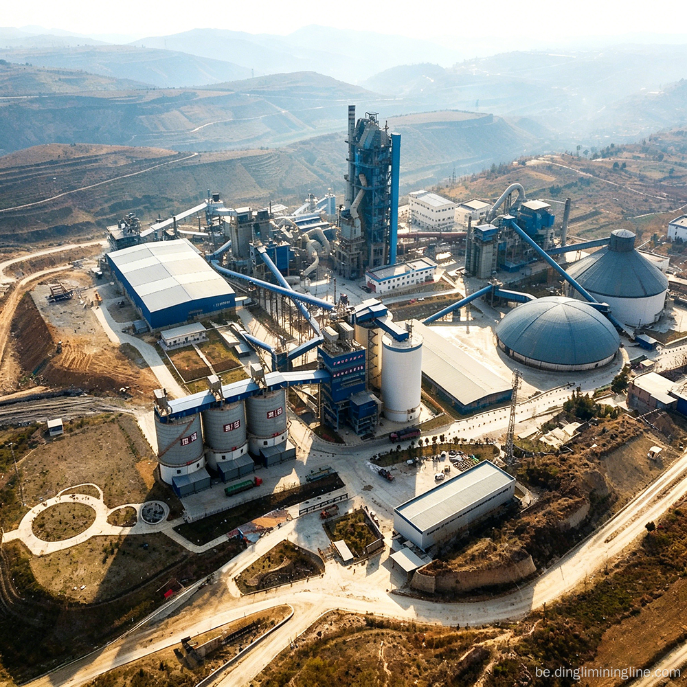 Наладжвальная лінія мыйкі запаўняльніка магутнасцю 500 TPH