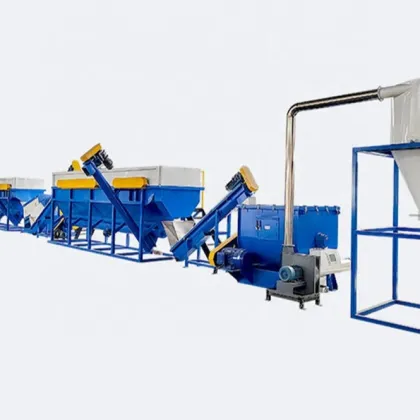 Waste Plastic HDPE Recycling Machine / PP PE Bottle Recycle Washing Line