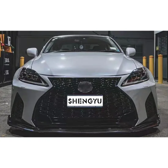 Auto Spare Parts for Lexus IS250 2006-2012: Upgraded Front Bumper Grille, Lip, and Fog Lamps for 2021