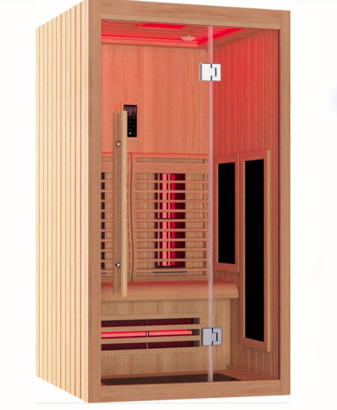 Beste Infrarot -Saunen für den Heimgebrauch Hemlock/Red Cedar Infrarot Sauna Room