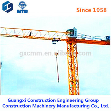 TC6012 high working duty new design light capacity jib tower crane for sale