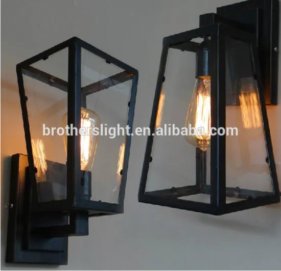 alibaba best sale wall lamps with glass