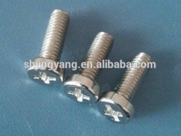 Carbon steel machine screw- Cheese head screws with cross recess