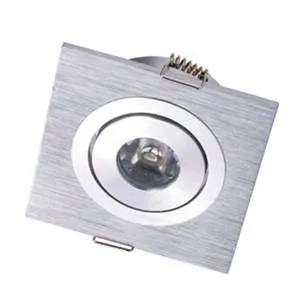 Energy Saving 1w Square Recessed Led Ceiling Lights Ultra Slim For Bathroom