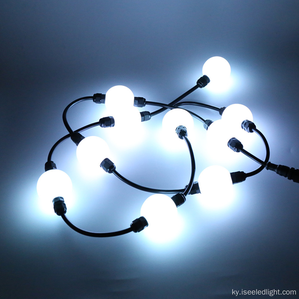 3D LED LED LED SPHERES MADRIX көзөмөлү менен жарык