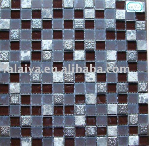 Glass Mosaic 20X20X8 mm Ceramic and Glass GS094-C