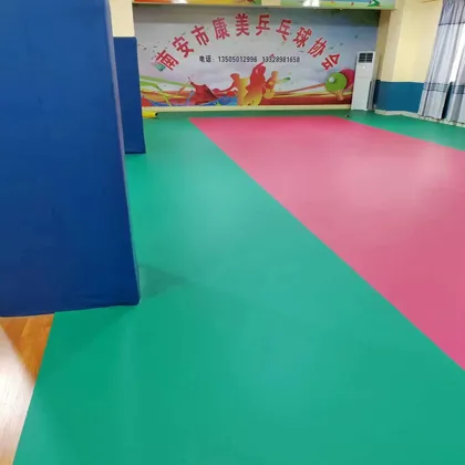 Ping-pang game use ball court flooring