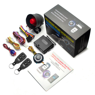 Universal PKL Passive Pasivo Introlque sin llave Botón de inicio Sistema de alarma de automóvil de 12 V de 12V