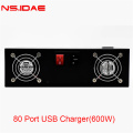 80 ports USB Charger 600W haute puissance