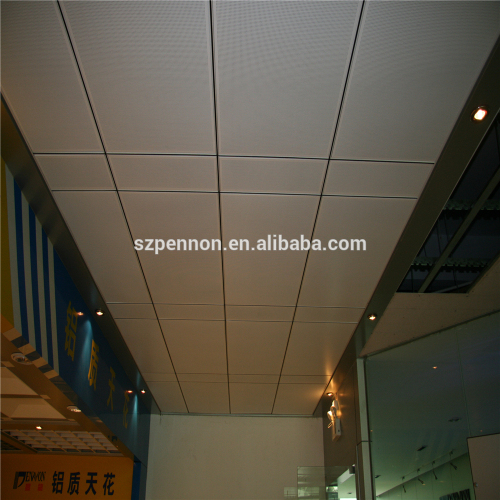 Various Pattern 600 * 600MM Suspended Metal Aluminum Ceiling Board Lay On Ceiling Tiles