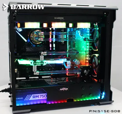 Phanteks 515E/515ETG Chassis with Water Cooling Kit for Custom PC Build