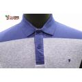 Polo masculino YD Stripe PK com carcela sólida