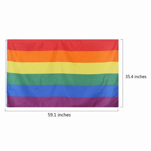promotion digital printing hign quality gay pride flag