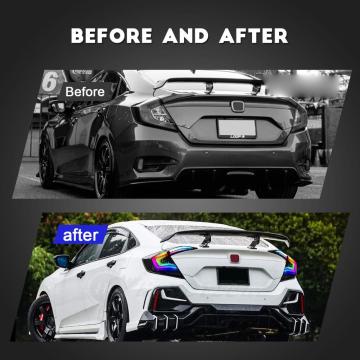 HCMotionz RGB Taillights для Honda Civic 2016-2021